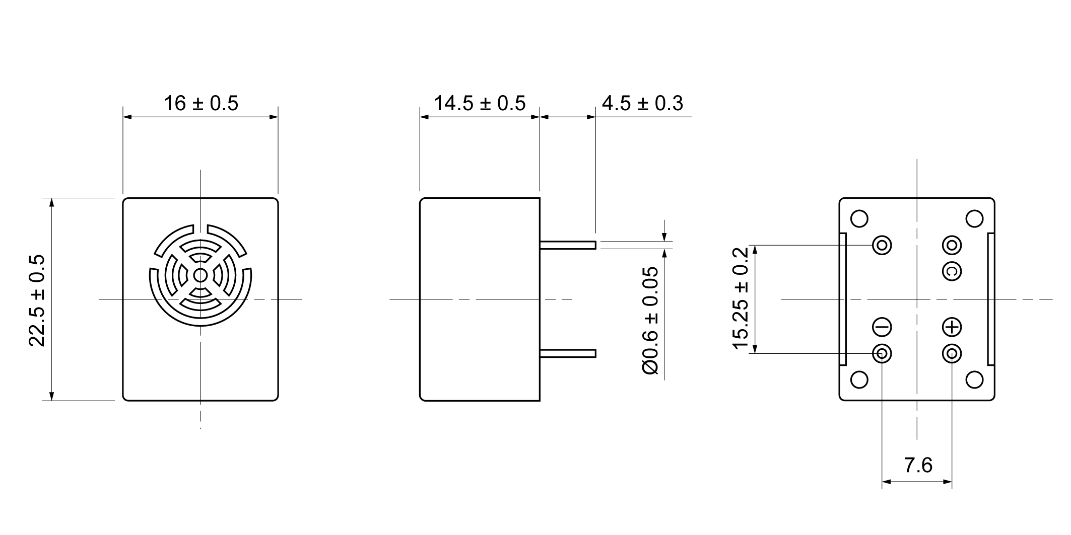 MEB2316-B12P4 Mechanical Drawing